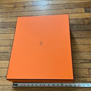 Authentic large Hermes blanket box